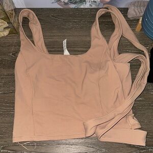 Lululemon Tan crop